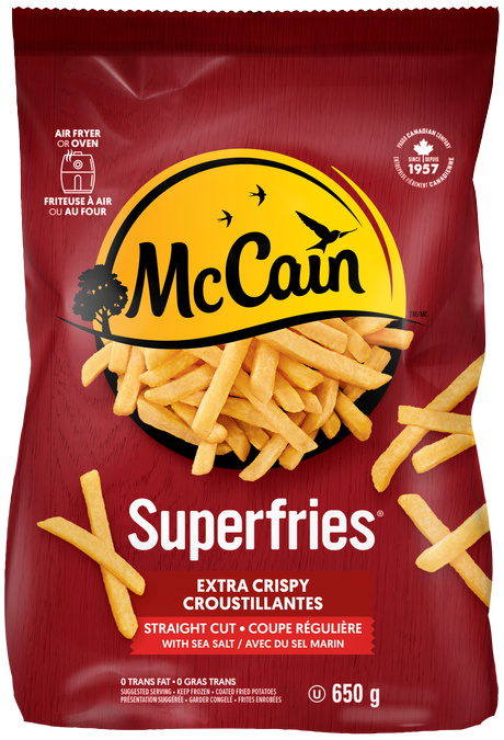 McCAIN FRIES STRAIGHT CUT [650 GM]