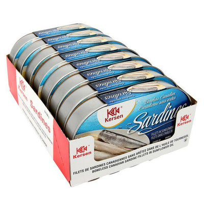 KERSEN SARDINE FILLETS 8x200gm [8 PK]