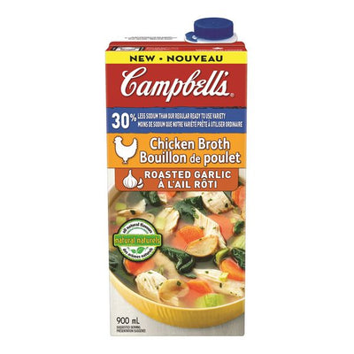 CAMP GARLIC CHK BROTH LOW SOD [900 ml]