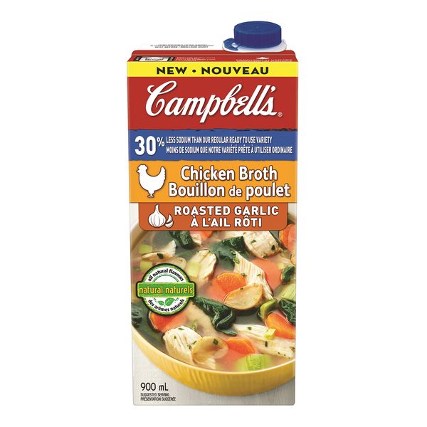 CAMP GARLIC CHK BROTH LOW SOD [900 ml]