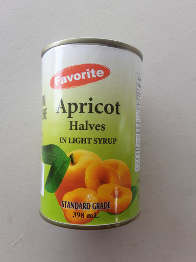 FAVORITE APRICOT HALVES LITE [398 ml] - 4 for $5.00
