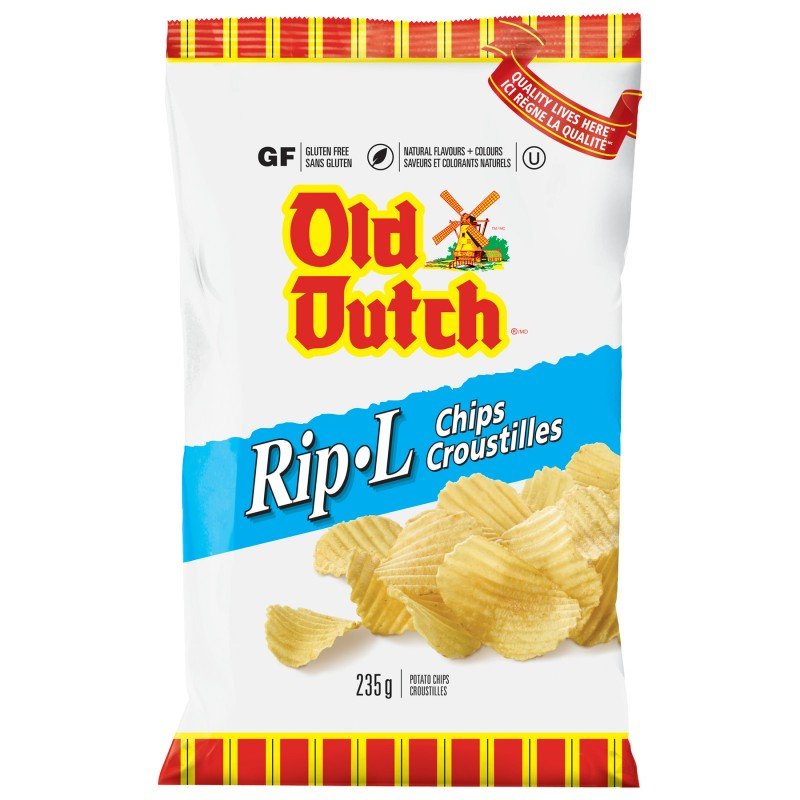 OLD DUTCH RIPPLE PLAIN CHIPS [239 GM]