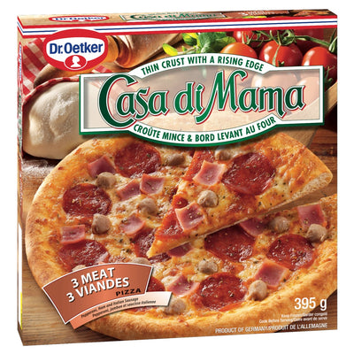 CASA DI MAMA PIZZA 3 MEAT [395 gm]