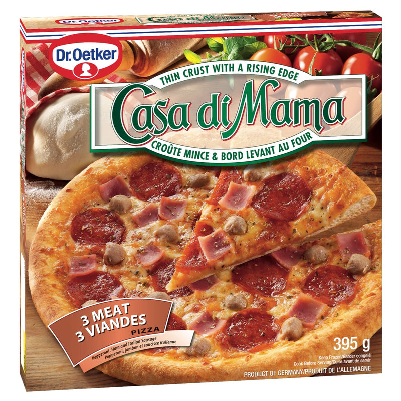 CASA DI MAMA PIZZA 3 MEAT [395 gm]