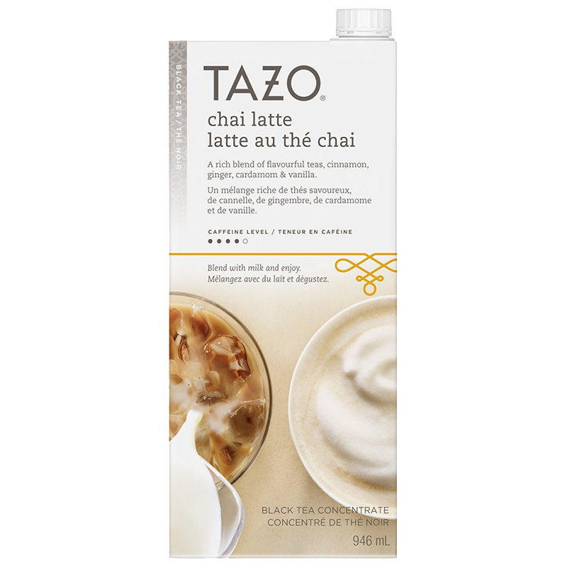 TAZO BLACK TEA CHAI LATTE CONC [946 ml]