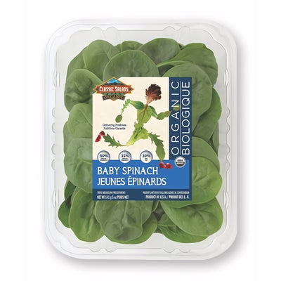CLASSIC ORGANIC BABY SPINACH [5 oz]