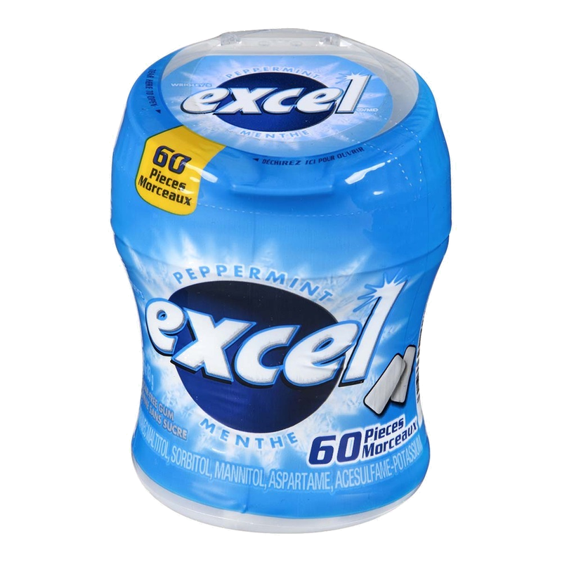 EXCEL PEPPERMINT BOTTLE [60 PK]