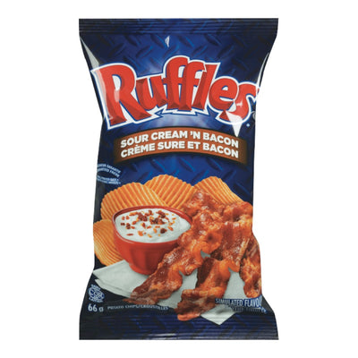 RUFFLES SOUR CREAM & BACON [66 GM]