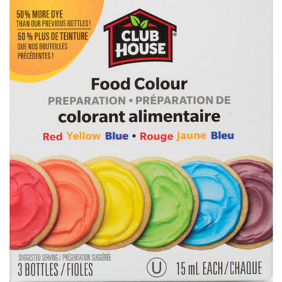 CLUBHOUSE FOOD COLOUR 3PK [3 PK]