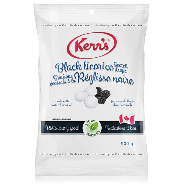 KERRS SCOTCH DROP BLK LICORICE [200 GM]