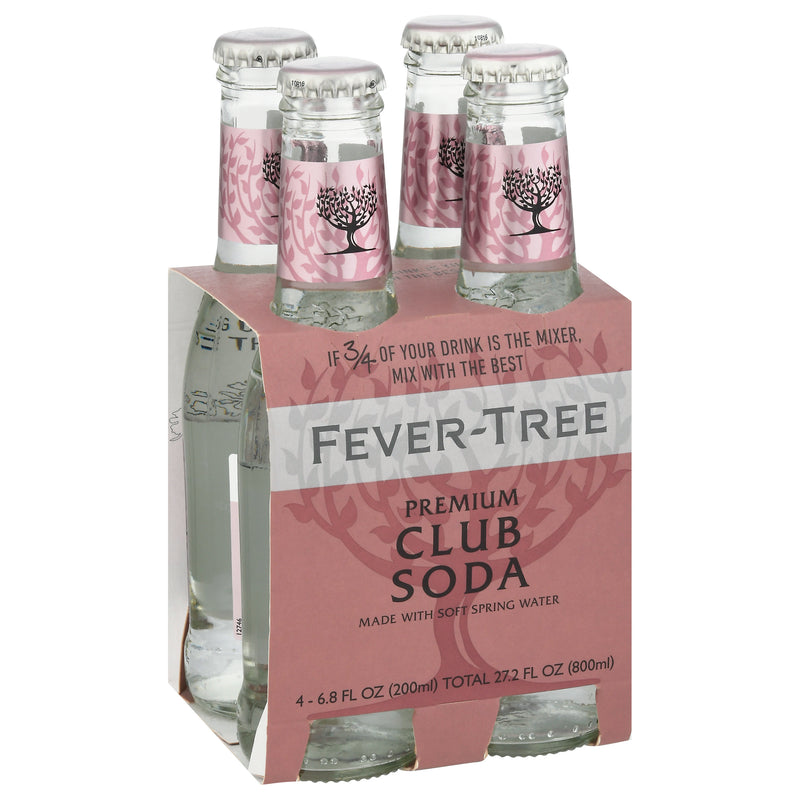 FEVER TREE SODA WATER [4 PK]