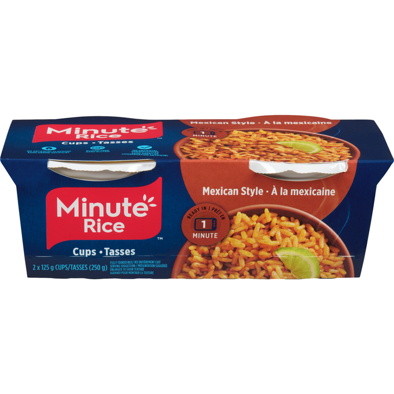 MINUTE RICE MEXICAN RTS CUPS [250 GR]