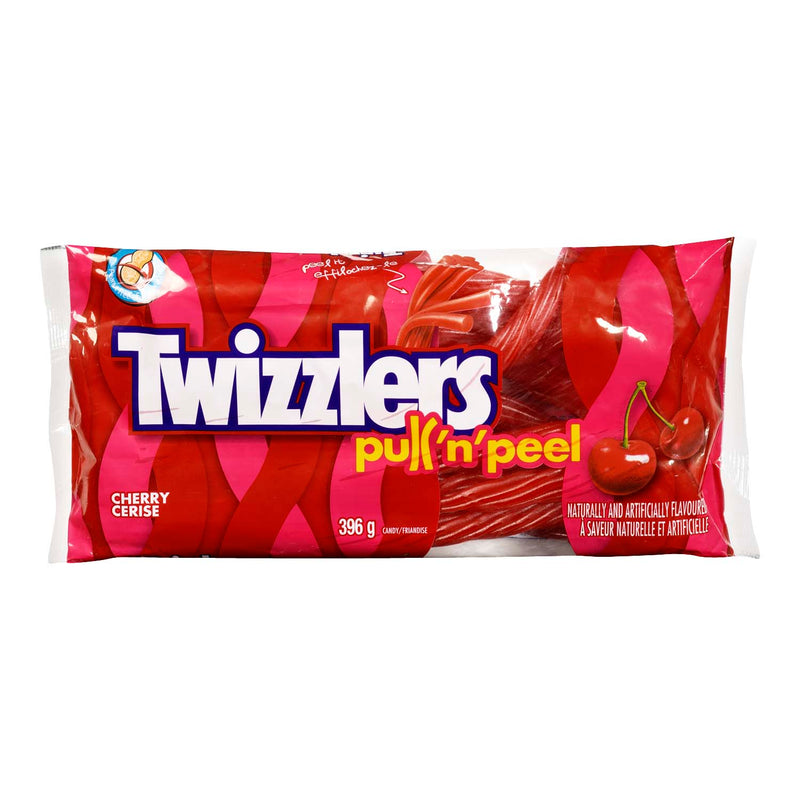 Twizzlers Pull 'n' Peel Cherry Candy, 396 g