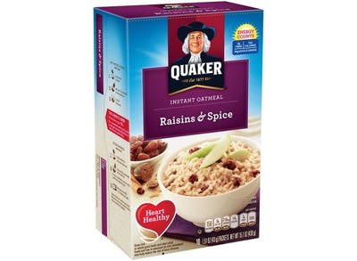 QUAKER HI FIBRE RAISIN OATMEAL [344 GR]