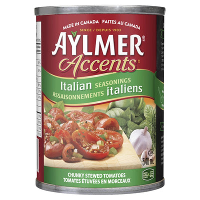 AYLMER ITALIAN STEWED TOMATOES [540 ML] - 2 for $5.00