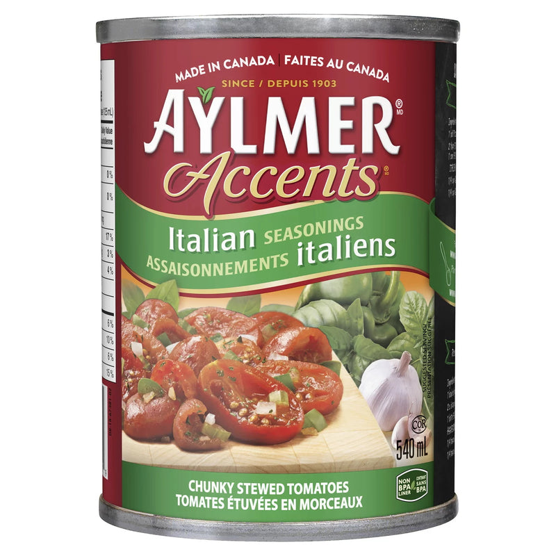 AYLMER ITALIAN STEWED TOMATOES [540 ML] - 2 for $5.00