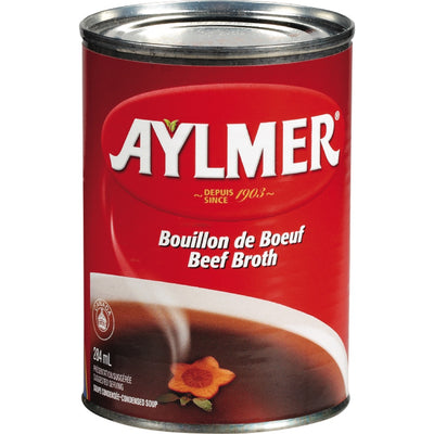 AYLMER BEEF BROTH [284 ml] - 4 for $5.00