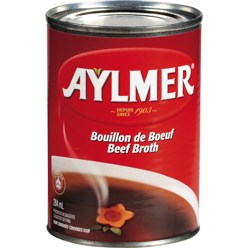 AYLMER BEEF BROTH [284 ml] - 4 for $5.00