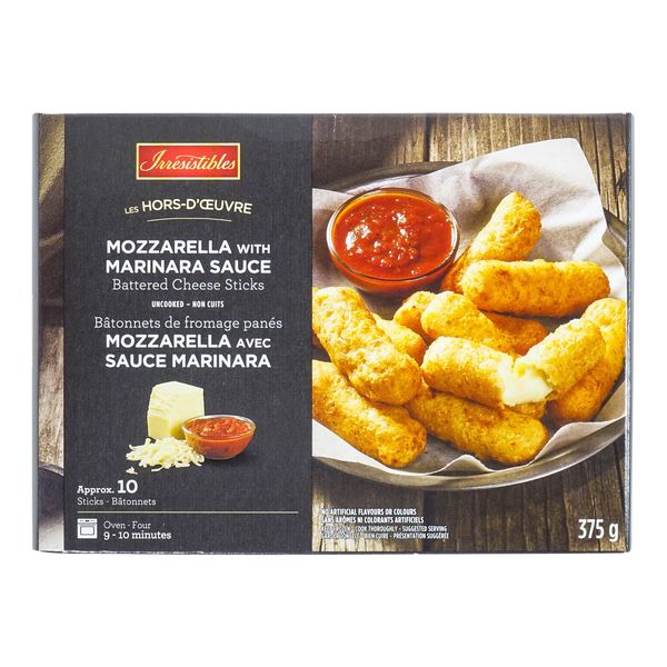 IRRESTIBLE MOZZA STICKS W/SCE [375 GR]