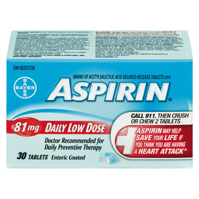 ASPIRIN DAILY LOW DOSE [30 PK]