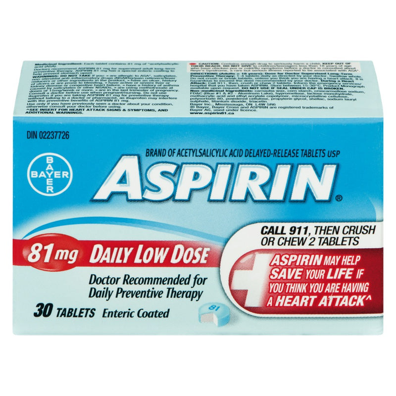 ASPIRIN DAILY LOW DOSE [30 PK]