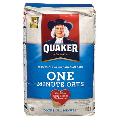 QUAKER ONE MINUTE OATS [900 GM]