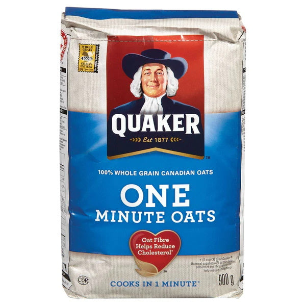 QUAKER ONE MINUTE OATS [900 GM]