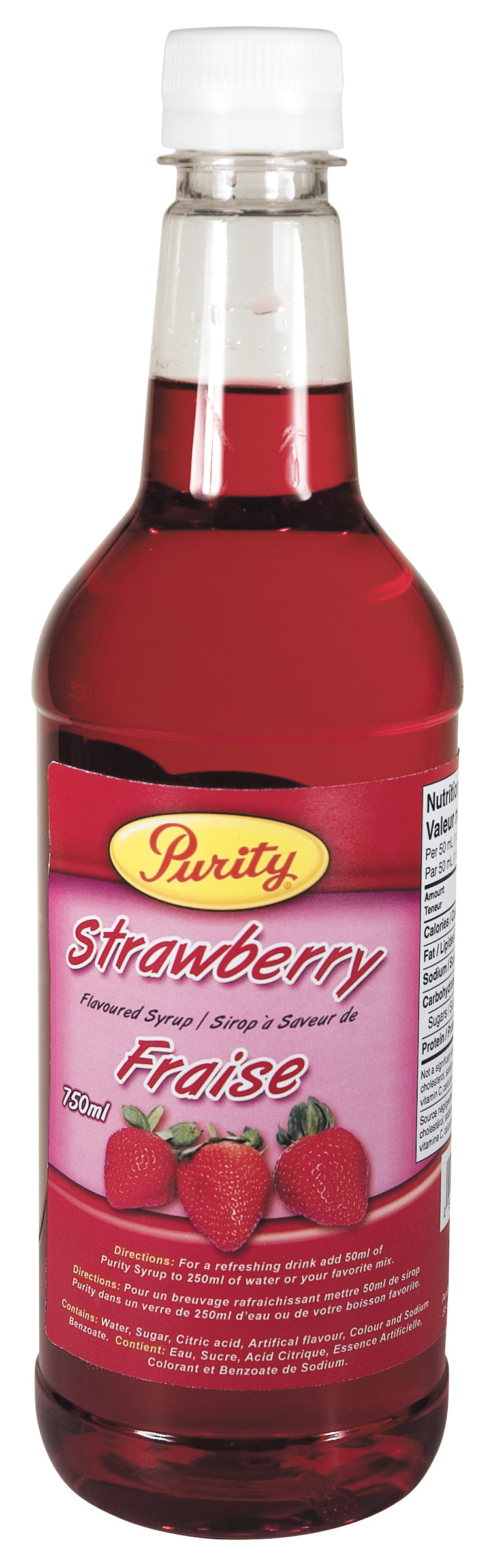 PURITY STRAWBERRY SYRUP [710 ml]