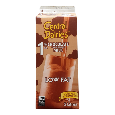 C.D. L/FAT 1% CHOC PART SKIM [2 LT]