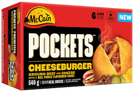 McCAIN POCKETS CHEESEBURGER [540 GR]