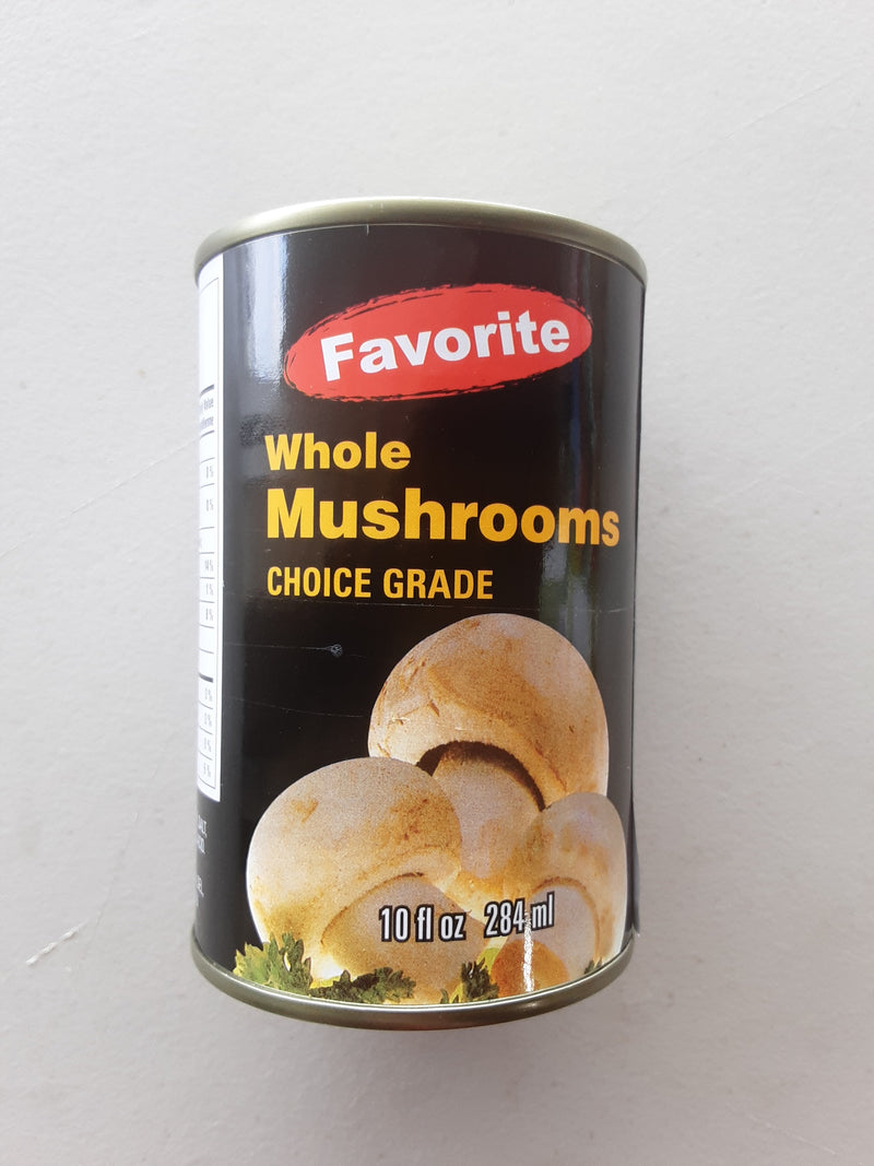 FAVORITE WHOLE MUSHROOMS [10 oz]