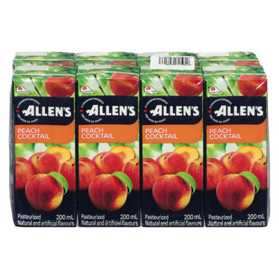 ALLENS PEACH JUICE [8 PK]