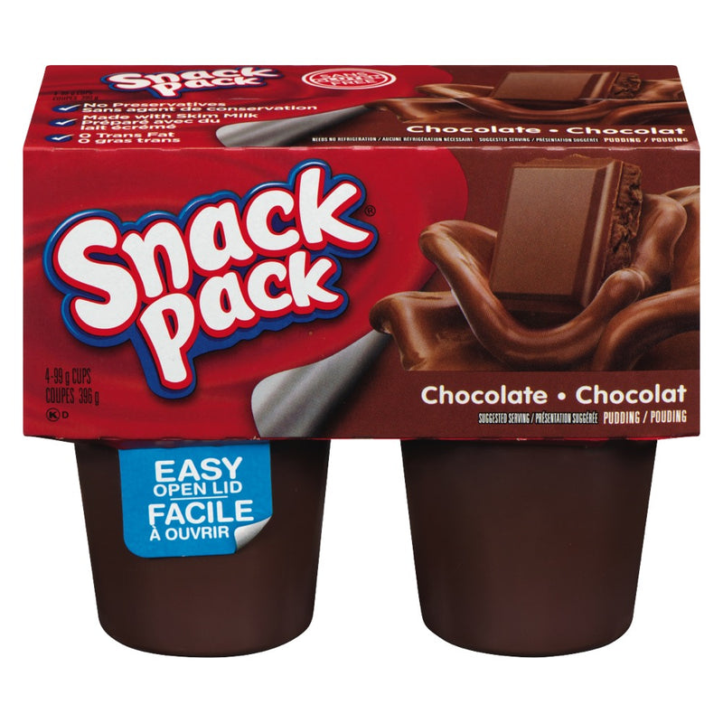 HUNTS CHOC PUDDING SNACK [4 PK]