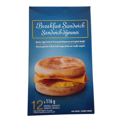 EAT-IN BREAKFAST SANDWICH [12 PK]