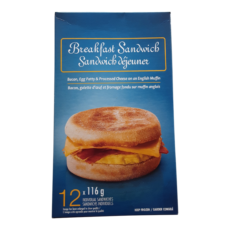 EAT-IN BREAKFAST SANDWICH [12 PK]