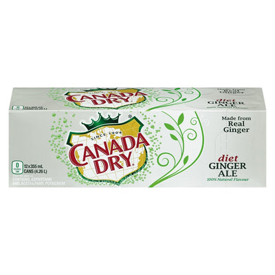 CANADA DRY GINGERALE DIET [12 PK]