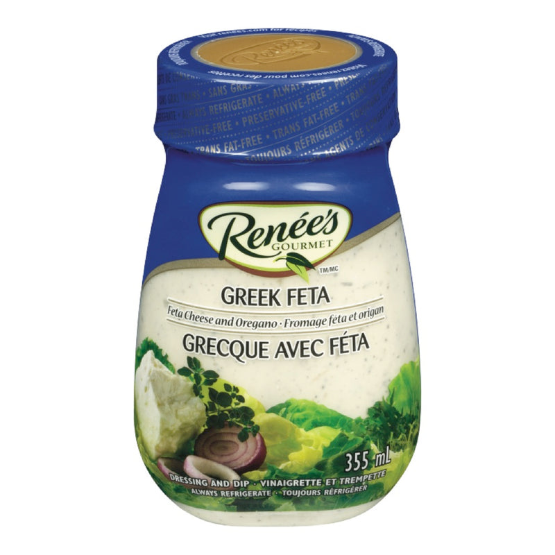RENEES GREEK-FETA REG [355 ml]
