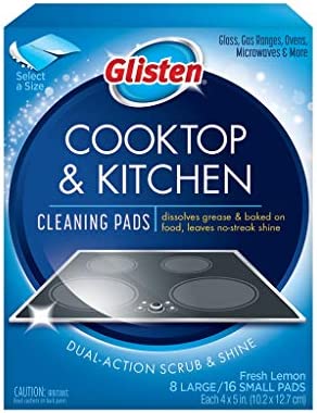 GLISTEN COOKTOP KITCH KIT PADS [8 PK]