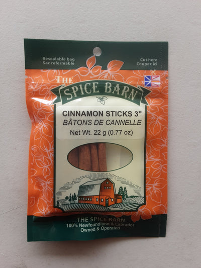 SPICE BARN CINNAMON STICK 3" [22 GM]
