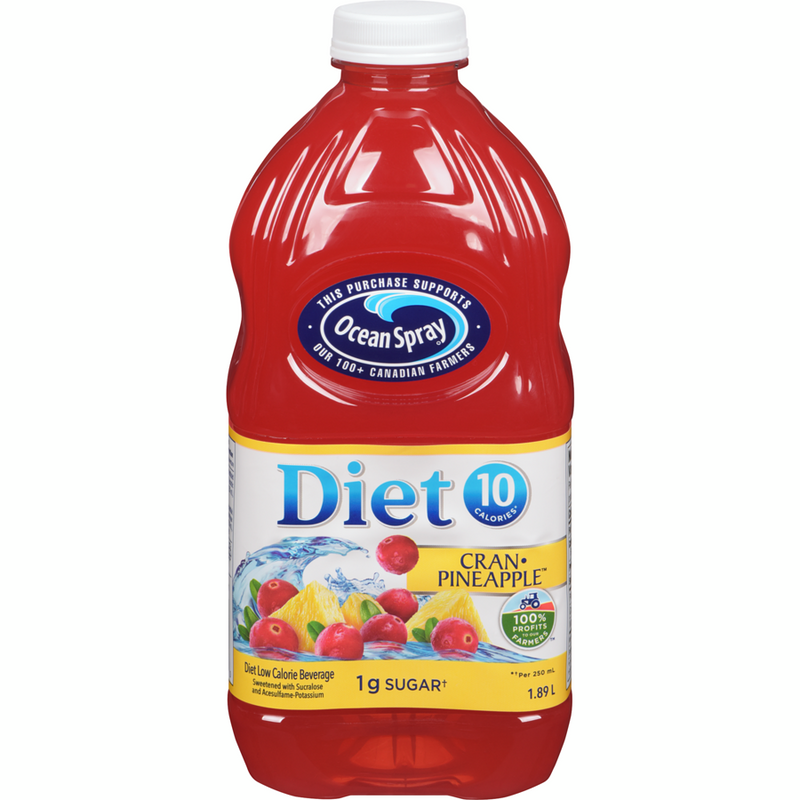 OCEAN SPRAY DIET CRAN PINEAPPL [1.89 LT]