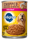 PEDIGREE CHOPPED W/REAL BEEF [375 GM]