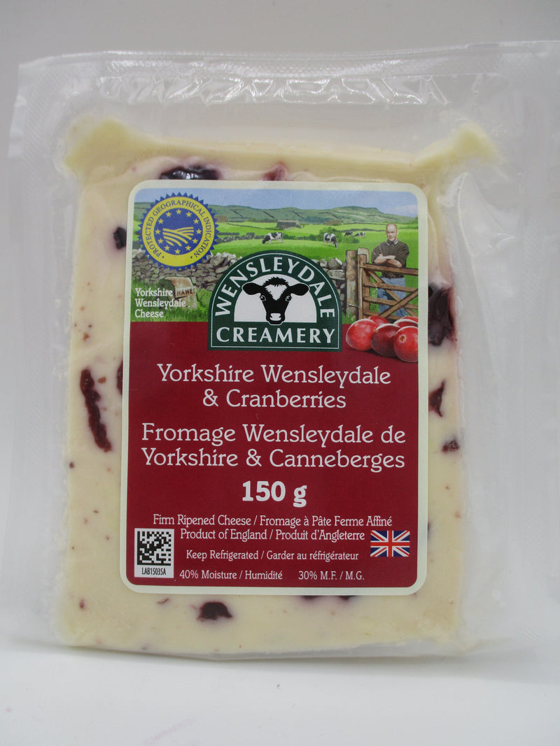 WENSLEYDALE WITH CRANBERRIES [150 g]