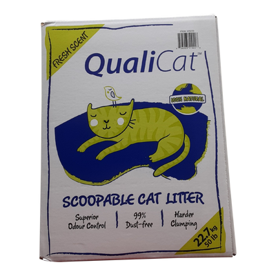 QUALICAT SCOOPABLE LITTER [22.7 kg]