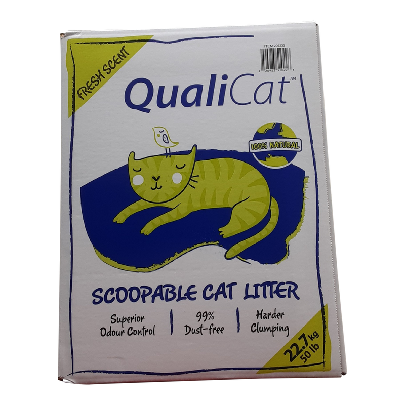 QUALICAT SCOOPABLE LITTER [22.7 kg]