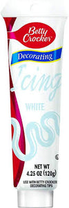 BETTY CROCKER WHITE ICING TUBE [120 GM]