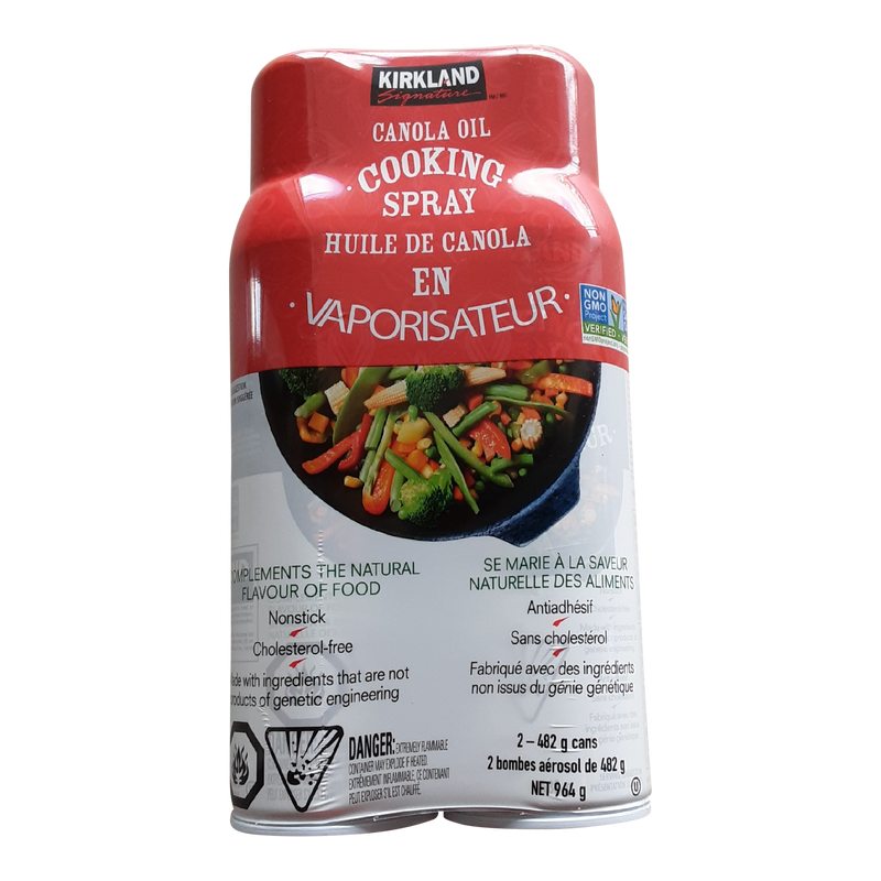 KIRKLAND CANOLA COOKING SPRAY [2 PK]