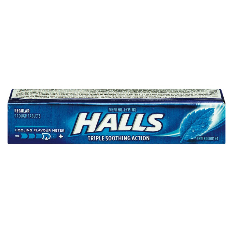 HALLS REGULAR SINGLES [9 PK]
