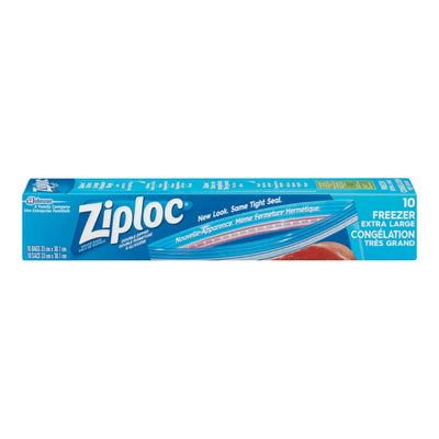 ZIPLOC FREEZER BAGS XLG [10 PK]