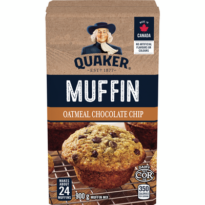 QUAKER MUFFIN MIX CHOC CHIP [900 GM]