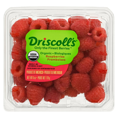DRISCOLLS ORG RASPBERRIES [170 gm]